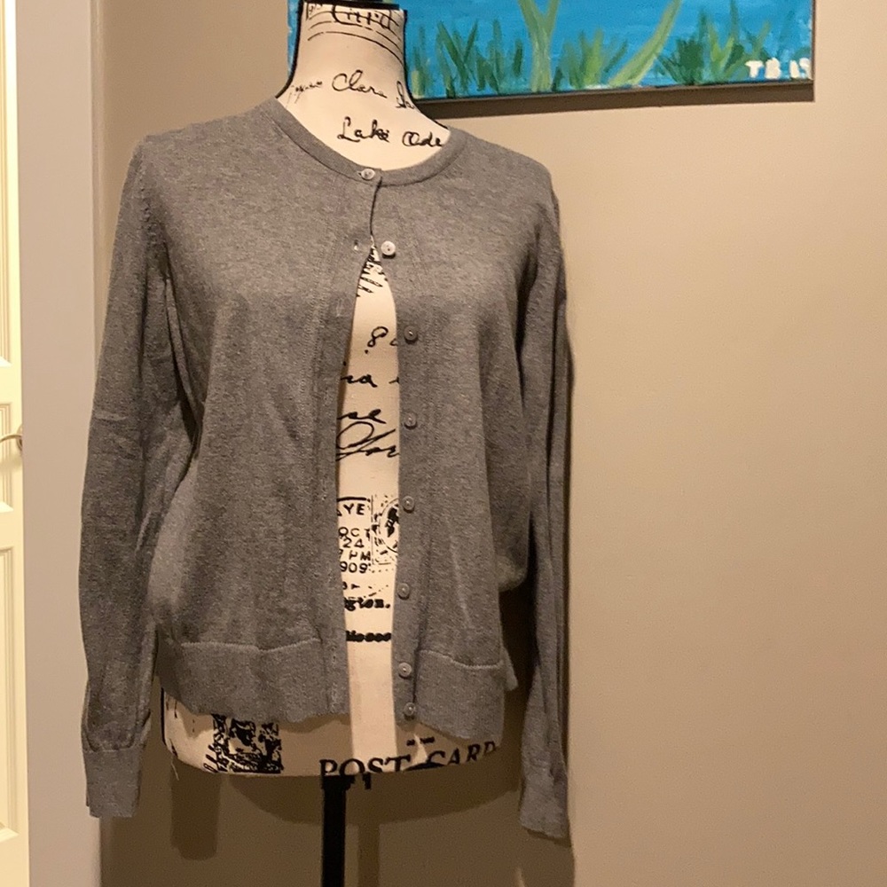 Soft grey cardigan!